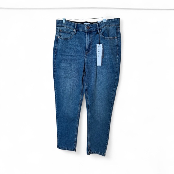 Nicole Miller High Rise Ankle Slim Jeans - Perfect Fall Denim - NWT - Picture 4 of 13